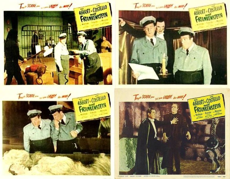 ABBOTT AND COSTELLO MEET FRANKENSTEIN LOBBY CARDS